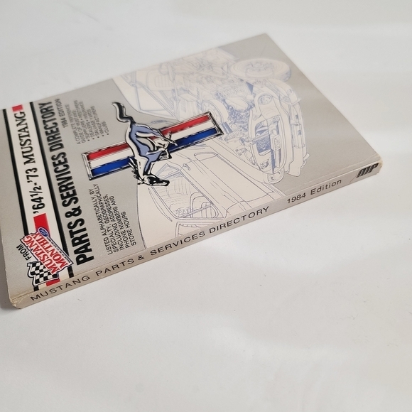 Vintage 64 1/2 - 73 Ford Mustang Parts & Services Directory Book - Picture 2 of 8